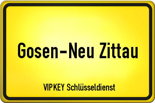 Ortseingangsschild Brandenburg - Gosen-Neu Zittau