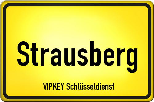 Ortseingangsschild Brandenburg - Strausberg